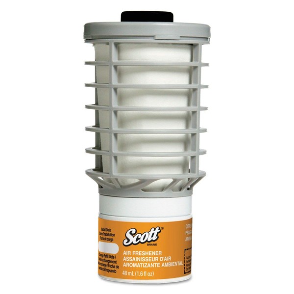 Scott Essential Continuous Air Freshener Refill, Citrus, 48 ml Cartridge, 6/Carton