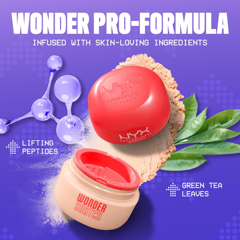 NYX PROFESSIONAL MAKEUP Wonder Snatch Setting Powder, Lifting Loose Powder
