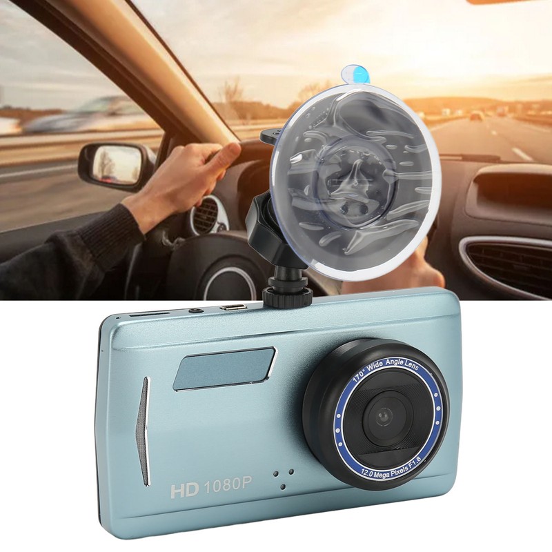4.5in Car Dash Cam with Dual Lens 1080P HD 170