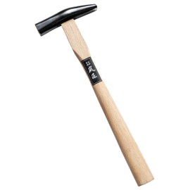 RANSHOU Sheet Metal Hammer 15 oz, Heavy Duty Forged Japanese Steel Head, Tinners Hammer Hand Tool for Setting, Riveting, Mechanic Purpose, Wood Handle, Made in JAPAN