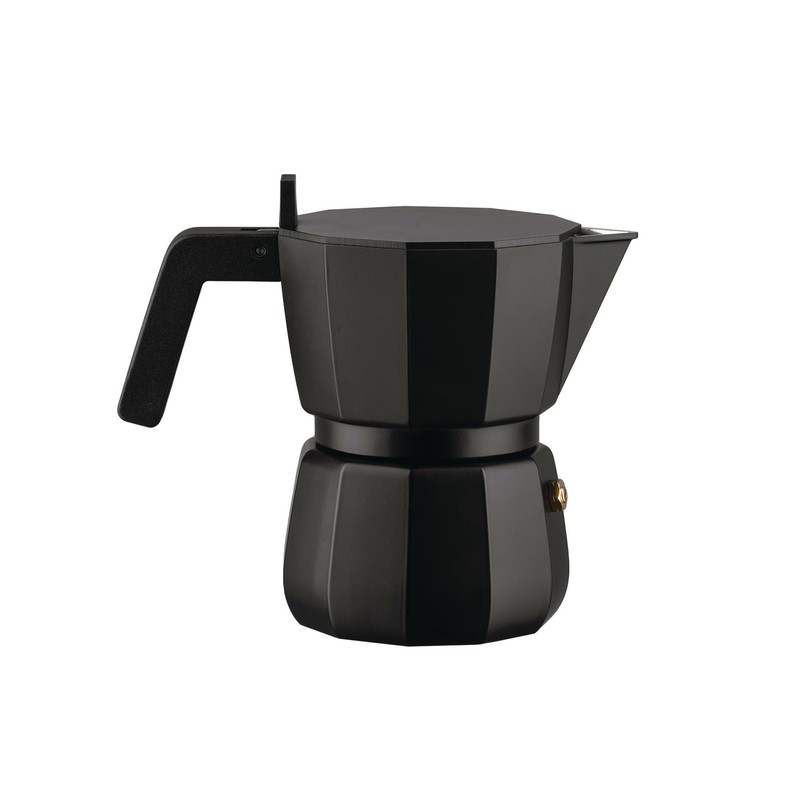 Alessi Moka DC06/3 B Design Espresso Maker Cast Aluminium Handle