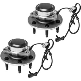 CRS NT515054 Pair Front Wheel Bearing Hub Assembly for 2000-2006 Chevy Silverado GMC Sierra 1500 2WD