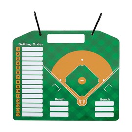 SUJOSAJU Magnetic Baseball Coach Clipboard, Hanging Magnetic Dugout Board Set for Game Training with 30 Lineup Cards Dry Erase Writing Tools