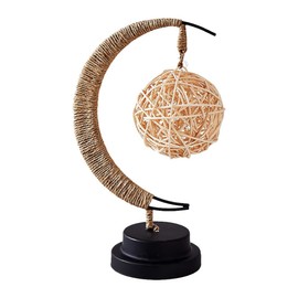 Betterlifewj Magic Moon Lamp - Night Light. Hanging Half Moon Lamp. Home Decoration.