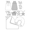 Burda Schnittmuster 9635 - Set di cucito per accessori per