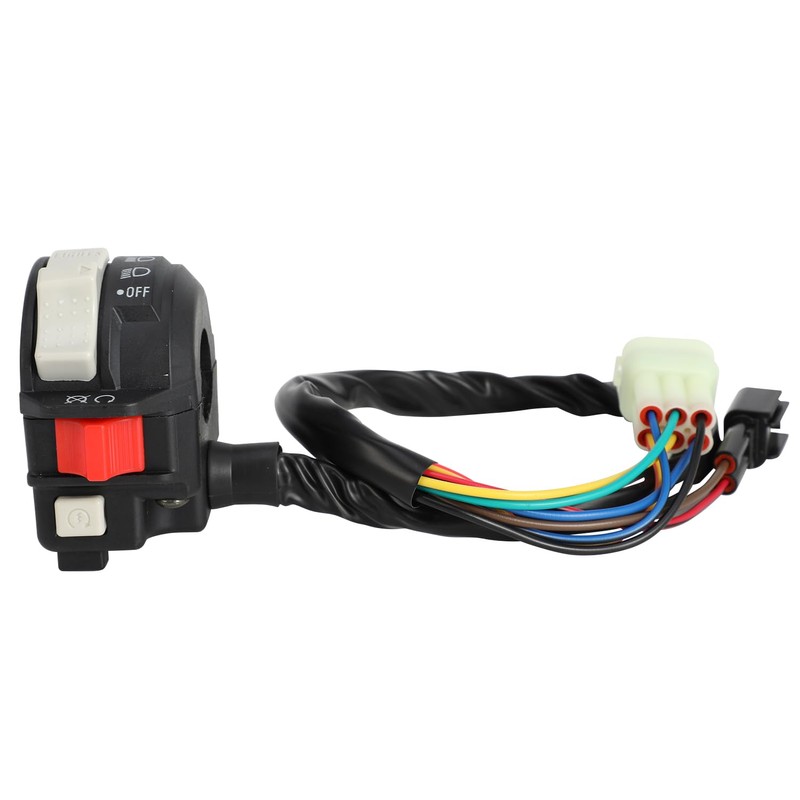 BIUGERCN Motorcycle Switch shutdown button ATV Kill Switch Horn 12v