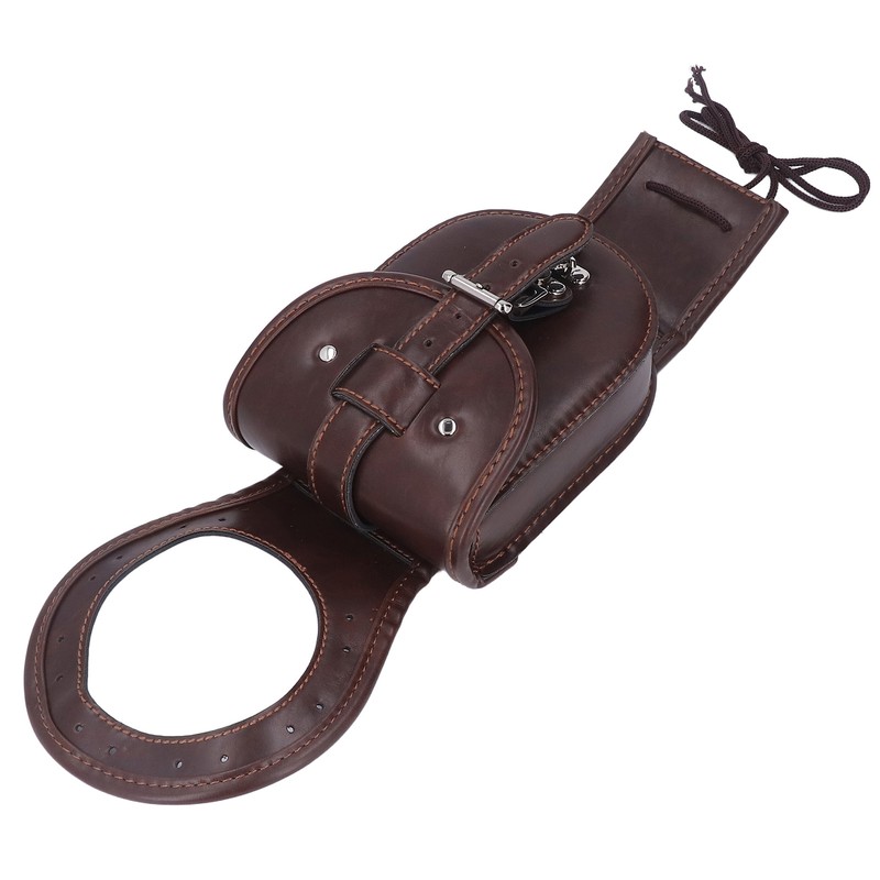 Motorcycle Tank Bag Artificial Leather Waterproof Brown Replacement for Benelli