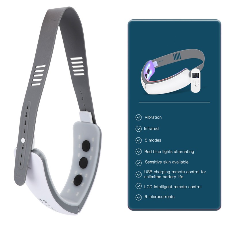 Facial Slimming Machine Red Blue Light 5 Gears High Frequency