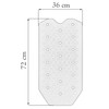 Lashuma Sissi Safety Insert with Dots Motif, Plain Bath Mat,