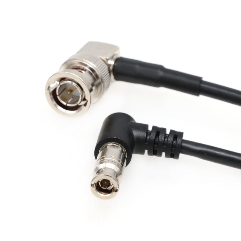 SZRMCC 12G SDI BNC Cable UHD 4K Right Angle Micro