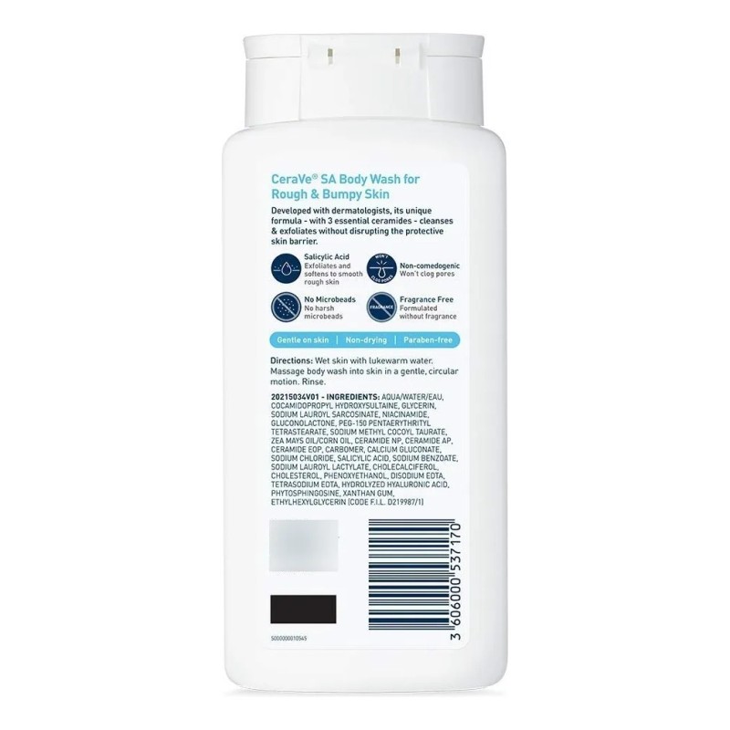 Cerave Gel Ducha Antirrugosidad