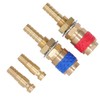 Welding Quick Connector Water Cooled Gas Adapter M8 Brass Fitting