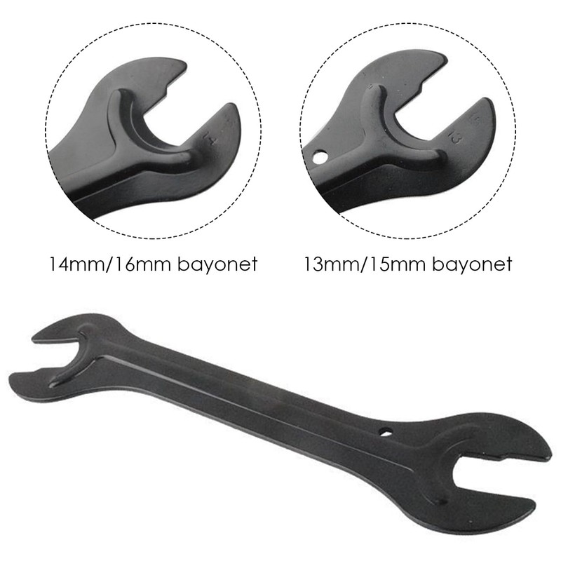 VBRHFRIF 2 Bicycle Repair Wrenches, 1 Tool Bag, Cone Wrench,