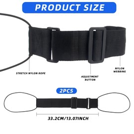 2 Pcs Luggages Straps Suitcases Adjustable Belt Luggage Straps Bag for Add A Bag Luggage Straps for Suitcases Adjustable Elastic Suitcase Belts for Attaching Extra Bag