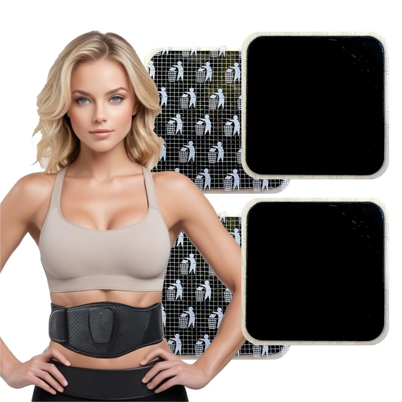 4 x Gel Pads 100% Compatible with Compex Corebelt Belly