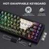 XVX M67 Tri-Mode Mechanical Keyboard With Spider Web IMD-Tech Keycaps,