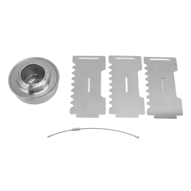Outdoor Portable Camping Stove Stainless Steel Mini Backpacking Stove for
