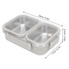 Stainless Steel Leak - Resistant Lunch Box, 2 Compartment 1.2L