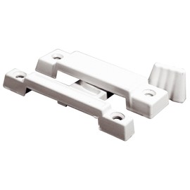 Prime-Line F 2533 Slim Line Sliding Window Sash Lock, 2-1/4 In. Hole Centers, Diecast Zinc, White-Painted, (Single Pack)