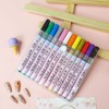 12Pcs 3D Nail Polish Pens 0.5mm Tip Bright Colors Easy