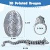 3D Printed Dragon Egg, Easter Eggs with Dragon Inside, Pearlescent