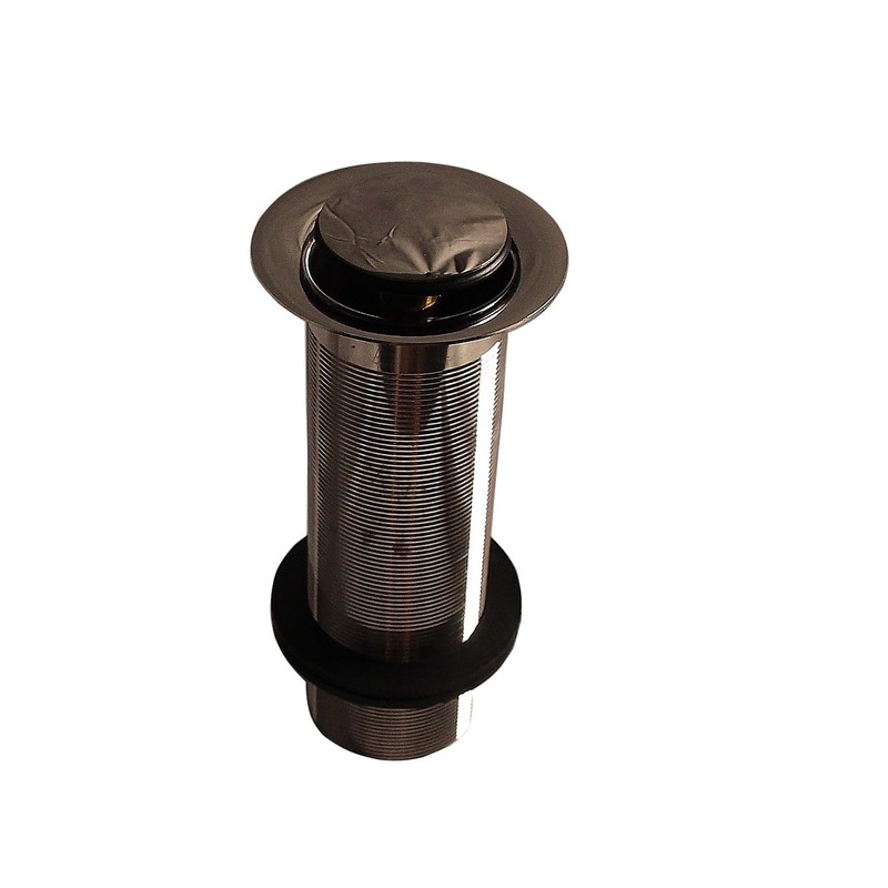 Barclay Extended 6" Soft Touch Tub Drain, Forged Brass, Push