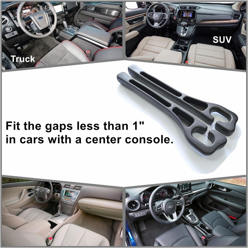 Wuzno 2 Pack No Drop Car Seat Gap Filler Guard,