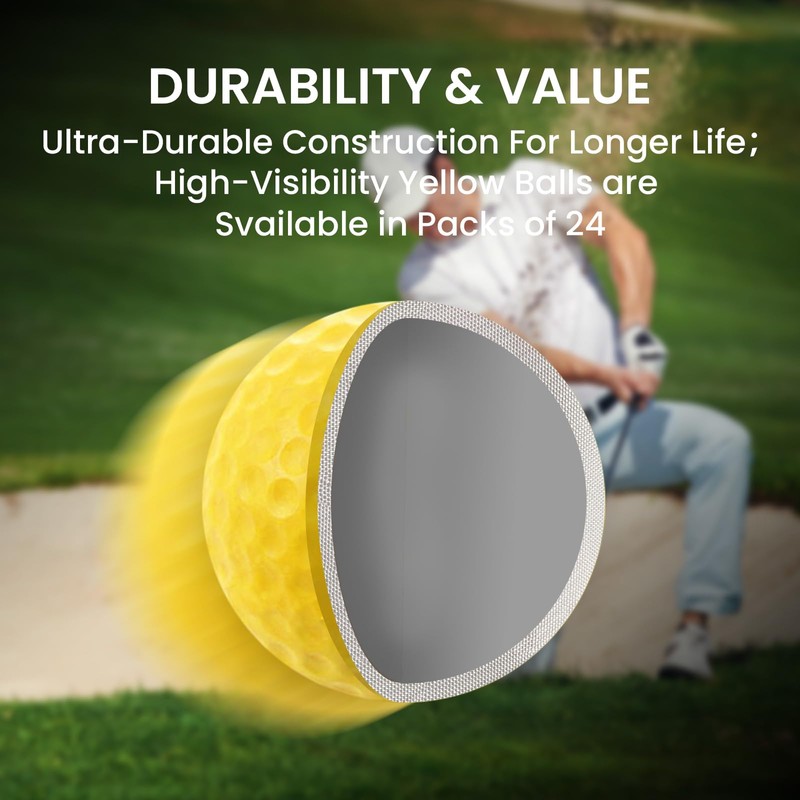 Real Feel Golf Practice Balls with More Weight Value 12
