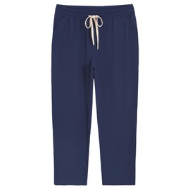 Weintee Women's Plus Size Cotton Sweatpants with Pockets 5X Navy