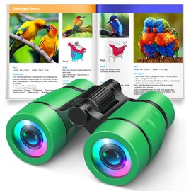 LET'S GO! Boy Toys Age 3-7 Kids Binoculars for Bird Watching|Hiking|Camping Toy for 3 4 5 6 7 Year Old Boy Girl Birthday Gifts Outdoor Travel Toys for Kid Boys Ages 3-6 Stocking Stuffers