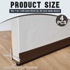 Pickmesh 4 Pcs 36 Inch Adjustable Storm Door Bottom Sweep