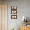 Rexllon 5x7 Wall Hanging Picture Frames Collage with 3 Opening