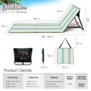just be... Beach Sun Mat Folding Lightweight Portable Adjustable Sunbathing