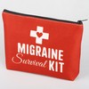 BWWKTOP Migraine Survival Kit Migraine Warriors Gifts Migraine Awareness Bags