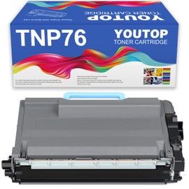 YOUTOP 1PK TNP-76 TNP-75 TNP76 TNP75 Black Toner Cartridge Replacement for Konica Minolta ACF0032 Toner Compatible for Bizhub 4000i 5000i