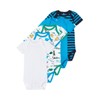 NAME IT Baby Boys' Short Sleeve Bodysuits Pack of 5,