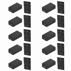 PoE Adapter POE-24-24W-G PoE 24V DC 24 Watts Gigabit Replacement PoE Adapter with POE Wall Mount POE-WM (10 Pack)