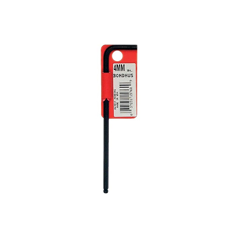 BONDHUS BL4MM No.15760 Hexagonal Ball Point L-Wrench Long 0.2 inch