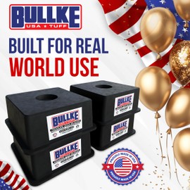 USA-Made Trailer Jack Blocks |Up to 18,000 lbs.| Heavy Duty RV Leveling & Stabilizing Pads for Camper, Travel Trailer,5th Wheel Support | Reliable & Durable Stabilizer, Jack, Foot Stand |RV Blocks (1)