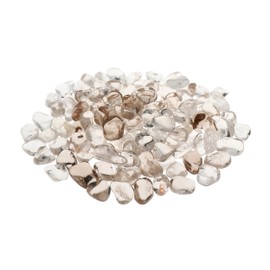 NKlaus 500 g Rock Crystal 15-25 mm Healing Stones Rock Crystal Transparent Variety Stone 14680