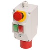 Motor protection switch 0.10-0.16A in housing, 3Ph, with emergency stop