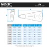 SEAC ITA, Light and Powerful Short Swimming and Snorkeling Fins