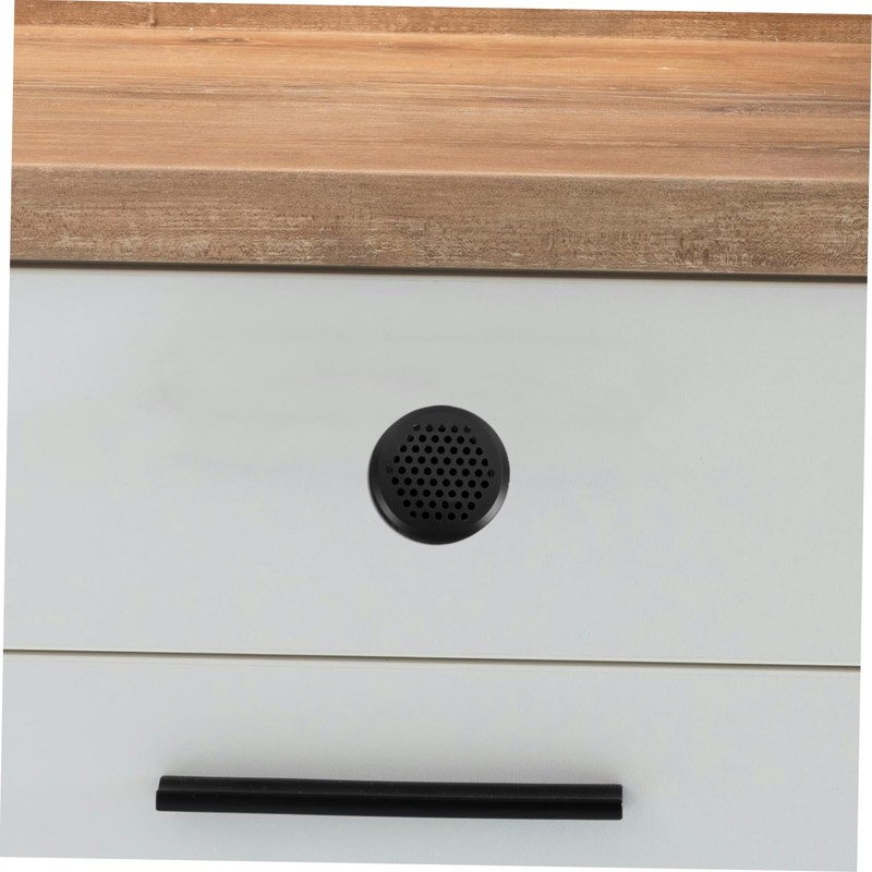 TEHAUX 12pcs Stainless Steel Round Ventilation Cover for Cabinets and