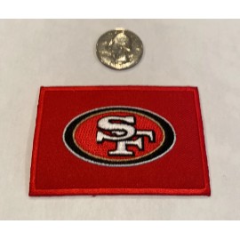 Unbranded San Francisco 49ers vintage Style embroidered iron on Patch 3”x 2” Awesome!