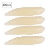 Artificial Soft Lures, 200pcs 17mm Small Artificial Lifelike Maggot Grub