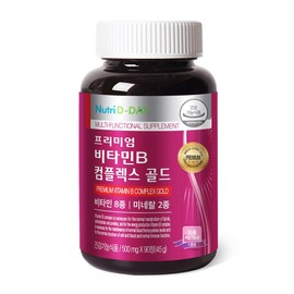 Nutri-D Day Premium Vitamin B Complex Gold, 90 tablets, 1 unit / 뉴트리디데이 프리미엄 비타민B 컴플렉스 골드, 90정, 1개