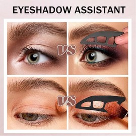 Eyeshadow Tool, Makeup Aid Shadow Assistant, Eyeliner Template Stencils for Perfect Eye Makeup, Quick Make-Up Stencils for Women and Beginners
