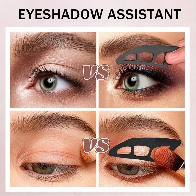 Eyeshadow Tool, Makeup Aid Shadow Assistant, Eyeliner Template Stencils for