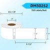 USUPERINK 3 Roll (350 Labels/Roll) Compatible for Dymo LabelWriter 30252