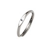 Silver Initial Rings for Women Adjustable Letter Ring Stackable Initial